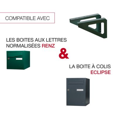 Equerres murales Vert brillant RAL 6005B