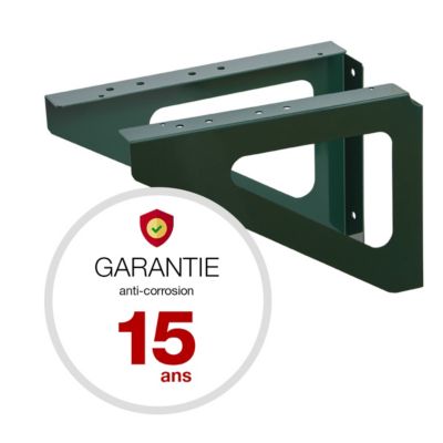Equerres murales Vert brillant RAL 6005B