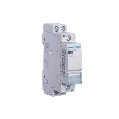 Esc226 Hager Contacteur Modulaire De Puissance 2nf - 25a - Bobine 230 Vac - Bornes à Vis - 1 Module