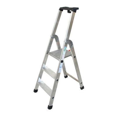 Escabeau 3 marches - Hauteur max. de travail 2.65m - Q50/3