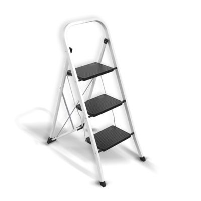Escabeau 3 Marches pliant en Acier Max 150kg (46x71x105cm) MSV