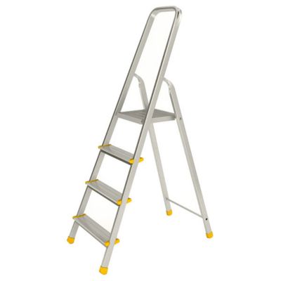 Escabeau 4 marches - Hauteur max. de travail 2.76m - 914