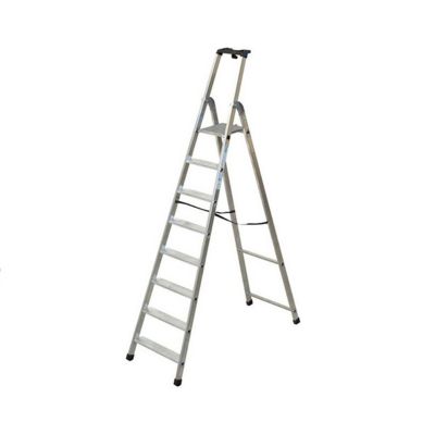 Escabeau 8 marches - Hauteur max. de travail 3.82m - Q50/8