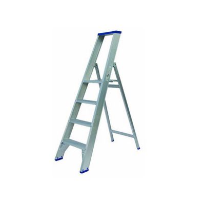 Escabeau alu 4 marches - Hauteur max. de travail 3.00m - PT04