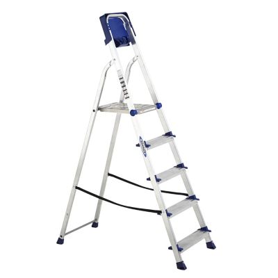 Escabeau en aluminium premium 5 marches Castorama