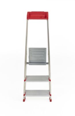 Escabeau Escalux Conforlux en aluminium 3 marches extra larges – Hauteur de travail 2,56 m