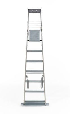 Escabeau Escalux Jardimix en aluminium 7 marches – Hauteur de travail 3,86 m