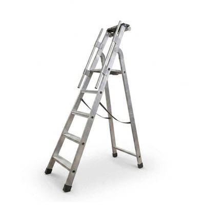 Escabeau grande hauteur 5 marches - Hauteur max. de travail 3.12m - Q60/5M
