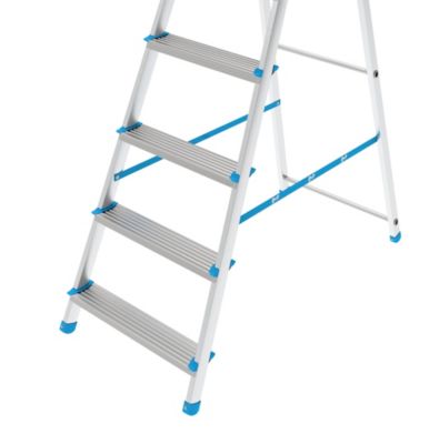 Escabeau Mac Allister en aluminium 6 marches – Hauteur de travail 2,9 m