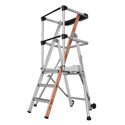 Escabeau PIRL 3 marches - Hauteur max. de travail 2.70m - 2274103