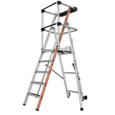 Escabeau PIRL 5 marches - Hauteur max. de travail 3.17m - 2274105