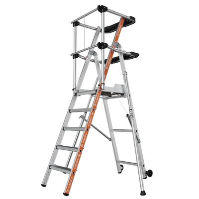 Escabeau PIRL 5 marches - Hauteur max. de travail 3.17m - 2274155