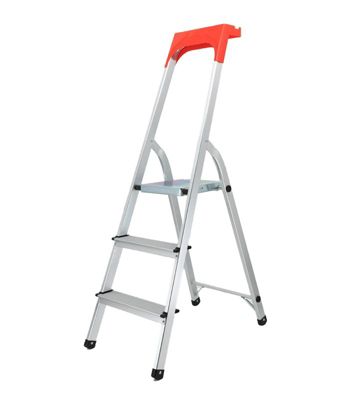 Escabeau pliable 3 marches Marchepied léger en aluminium 150 kg 55 cm Safetool