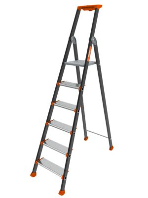 Escabeau pliable 6 marches 1,10 m Tubesca
