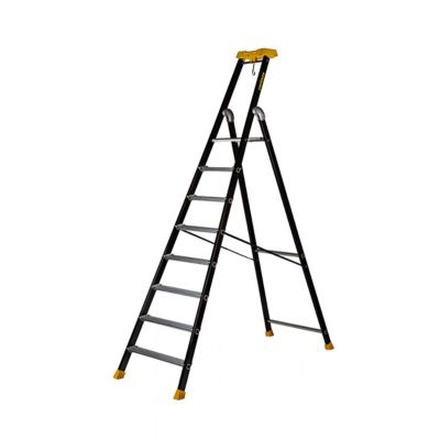 Escabeau pro 10 marches - Hauteur max. de travail 4.20m - 439210
