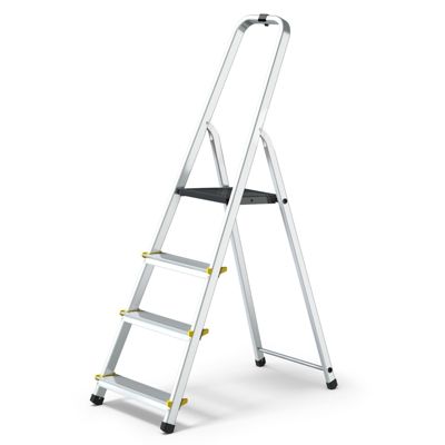 Escabeau Professionnel En Aluminium 4 Marches