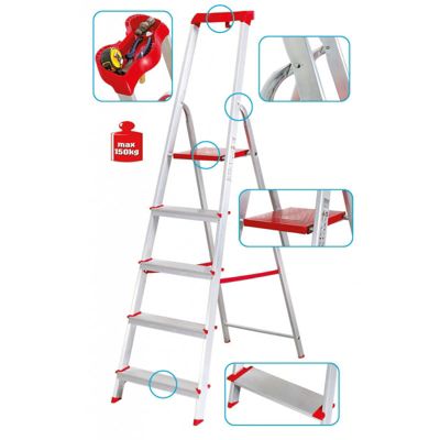 Escabeau semi professionnel Ecomax 4 marches
