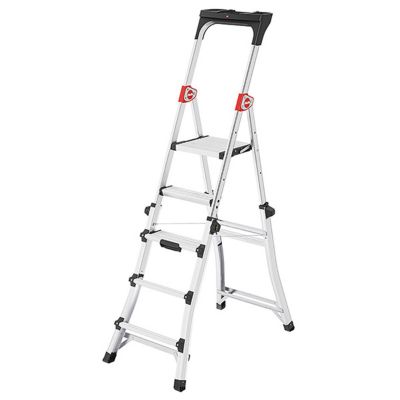 Escabeau télescopique 3 à 5 marches- Hauteur max. de travail 3.10m - 8795-001