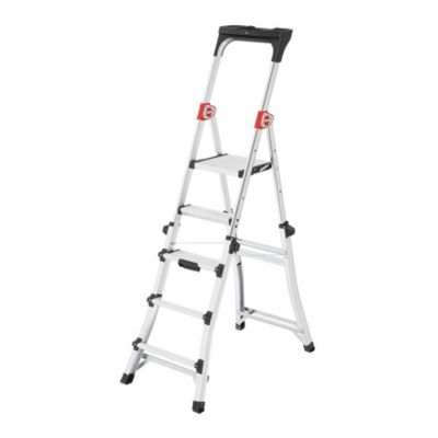 Escabeau télescopique HAILO ProfiLINE - 2,65cm à 3,09cm - 3 à 5 marches