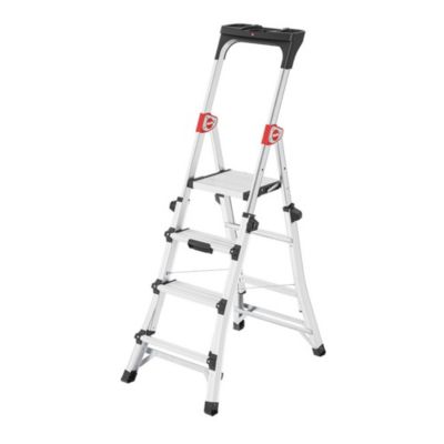 Escabeau télescopique HAILO ProfiLINE - 2,65cm à 3,09cm - 3 à 5 marches