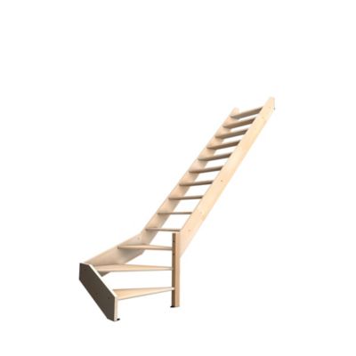 Escalier bois hêtre quart-tournant droit, Nostra KORDO