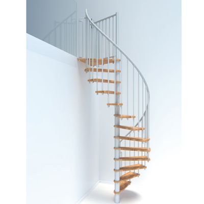 Escalier colimaçon 12 marches - Hauteur à franchir 2.28 à 2.82m ...