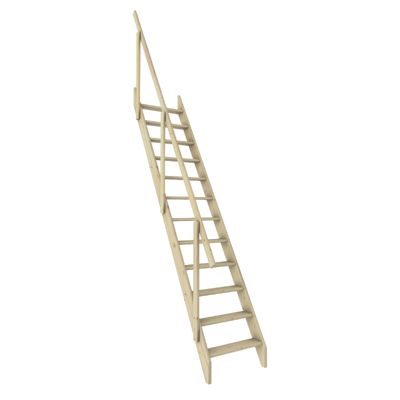 Escalier de meunier droit sapin, Madrid KORDO