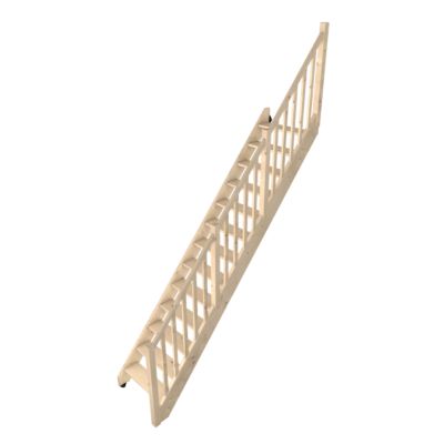 Escalier droit FORTIA bois 13 marches Rapallo