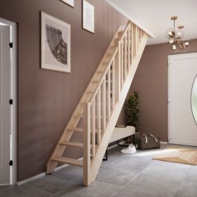 Escalier Pliable en Bois Comfort 190 à 310 cm – Finition Huilée