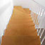 Escalier en L métal et bois Magia 90 l.90 cm 10 marches blanc/clair