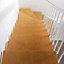 Escalier en L métal et bois Magia 90 l.90 cm 11 marches blanc/clair