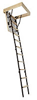Escalier escamotable en bois pour espace restreint Mac Allister, trappe de 60 cm