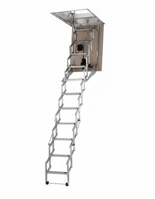 Escalier escamotable électrique - Trappe : 60x100cm - Hauteur max 3.00m - FGM60/100-300-C