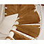Escalier hélicoïdal métal et bois Magia 70Xtra Ø150 cm 12 marches blanc/chêne
