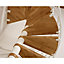 Escalier hélicoïdal métal et bois Magia 70Xtra Ø110 cm 12 marches blanc/chêne