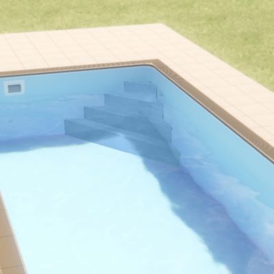 Lot De 3 Marches D'Escalier Universelles Pour Piscine – Acier Inox & ABS, Antidérapantes, Faciles à Installer