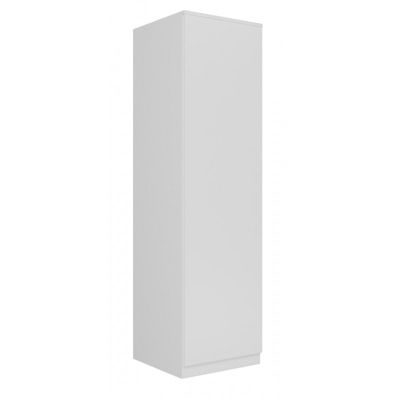 ESME - Armoire simple style scandinave - 1 porte - 50x50x180 cm - BLANC