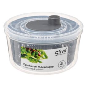 Essoreuse mécanique 4 litres - Gris- 5five