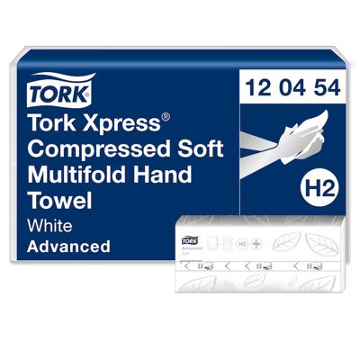 Essuie-mains Compressés Interfoliés Doux Advanced 12 paquets de 200 Tork Xpress