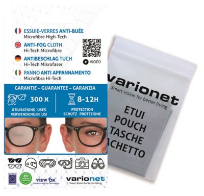 Verres lunettes anti online buée