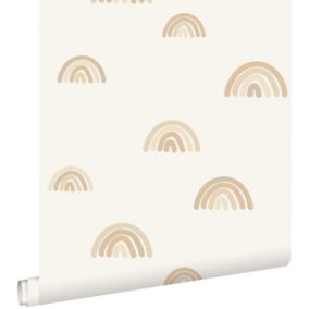 ESTAhome papier peint arcs en ciel beige - 0.53 x 10.05 m - 139685