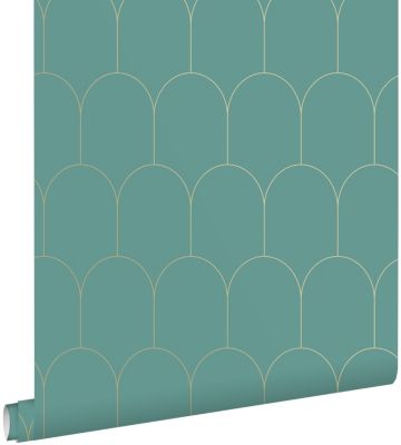 Sitemapcdatahttpsmodeinf Inetcompapier Peint Art Deco Bleu Canard