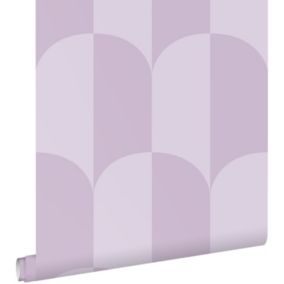 ESTAhome papier peint art déco lilas violet - 50 x 900 cm - 139993