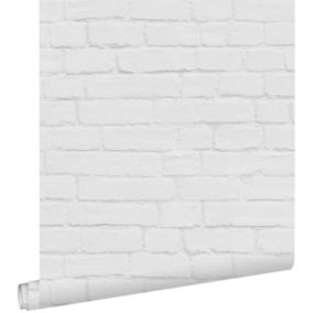 ESTAhome papier peint brique gris clair - 0,53 x 10,05 m - 139192