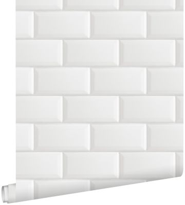 Vitrine moderne laqué blanc mat Rosine
