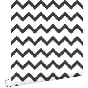 ESTAhome papier peint chevrons noir et blanc - 0,53 x 10,05 m - 139115