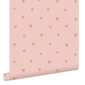 ESTAhome papier peint coeurs rose - 0.53 x 10.05 m - 139768