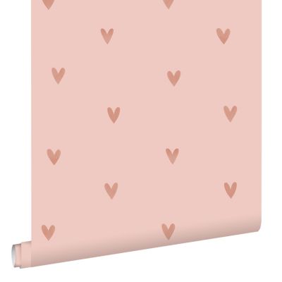 ESTAhome papier peint coeurs rose 53 cm x 10.05 m