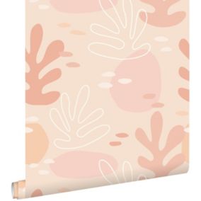 ESTAhome papier peint corail rose clair - 50 x 900 cm - 139541