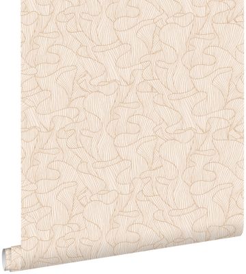 ESTAhome papier peint corail sable beige et terracotta claire 50 x 900 cm